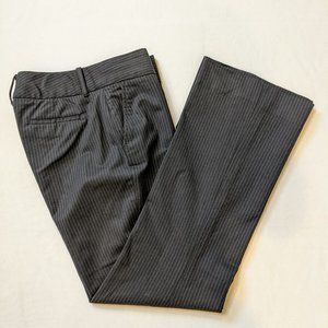 Banana Republic pinstripe black dress pants